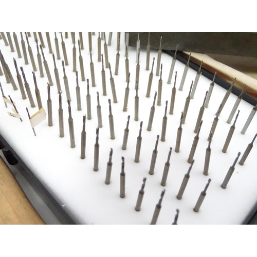 302 - A quantity of mid to late 20thC hand tools , to include saws, drills, planes, vice, socket set, rule... 