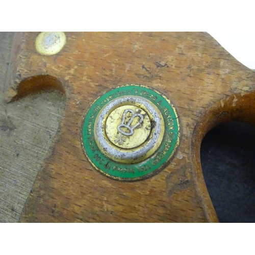 302 - A quantity of mid to late 20thC hand tools , to include saws, drills, planes, vice, socket set, rule... 