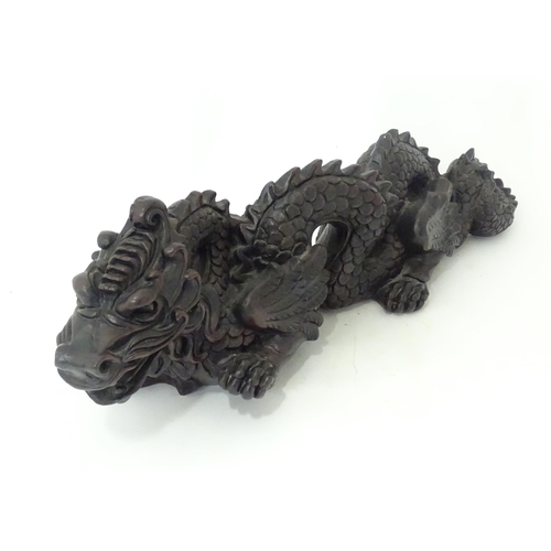 707 - A model of a dragon. Approx. 27