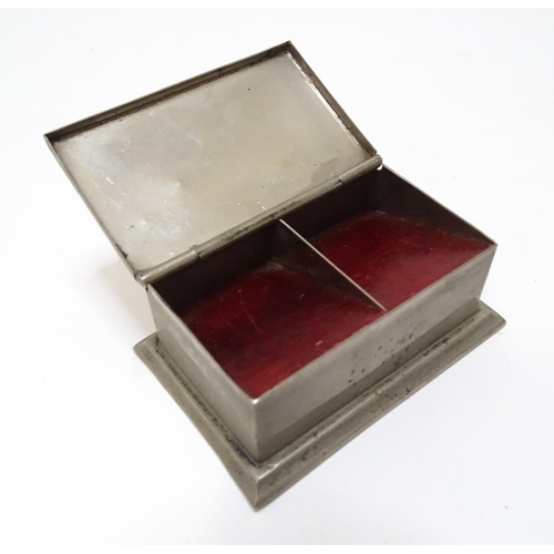 708 - Postal scales by T. J. Smith, Son & Co. of London. Together with associated weights, a stamp box, an... 