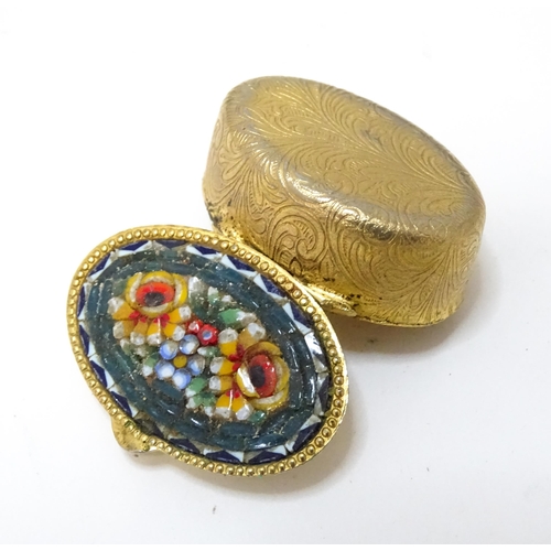 722 - A quantity of Oriental cloisonne to include a pot and cover with yellow ground and floral detail, a ... 