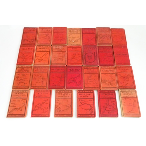 726 - A quantity of 1940s Ward Lock & Co's Illustrated Guide Books, to include Aberdeen - Deeside - Donsid... 