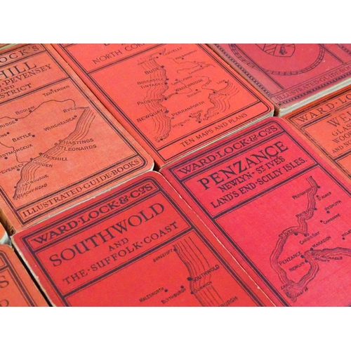726 - A quantity of 1940s Ward Lock & Co's Illustrated Guide Books, to include Aberdeen - Deeside - Donsid... 