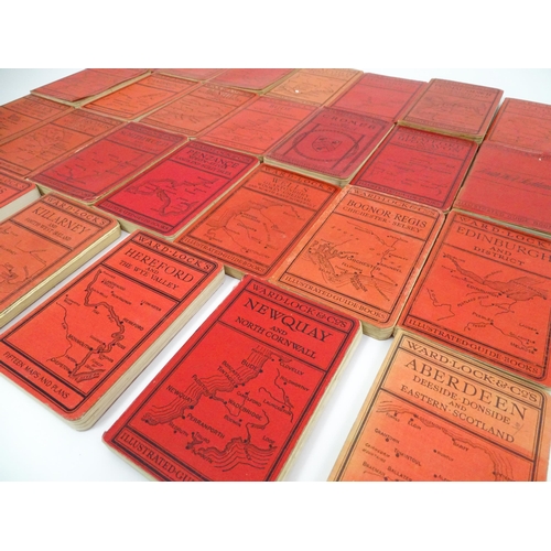 726 - A quantity of 1940s Ward Lock & Co's Illustrated Guide Books, to include Aberdeen - Deeside - Donsid... 