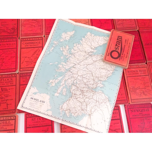 726 - A quantity of 1940s Ward Lock & Co's Illustrated Guide Books, to include Aberdeen - Deeside - Donsid... 
