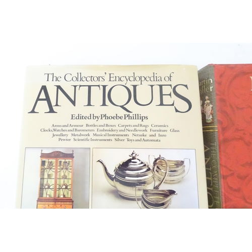 787 - Books: Three antiques reference books comprising Encyclopedia of British Pottery and Porcelain Marks... 