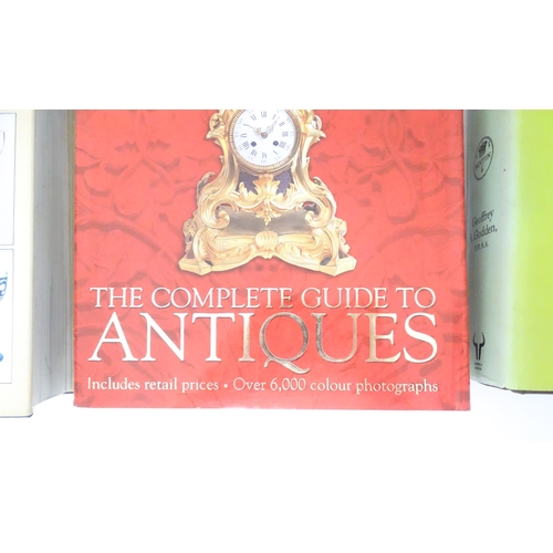 787 - Books: Three antiques reference books comprising Encyclopedia of British Pottery and Porcelain Marks... 