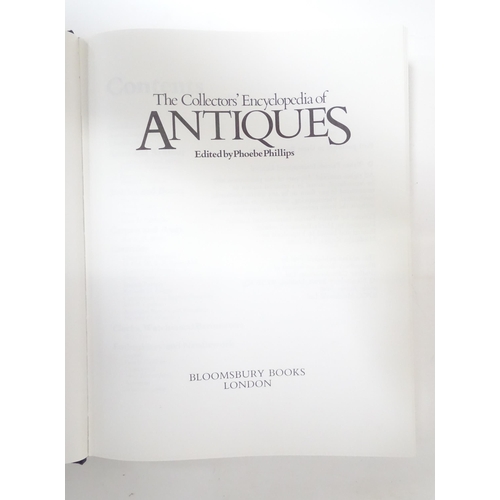 787 - Books: Three antiques reference books comprising Encyclopedia of British Pottery and Porcelain Marks... 