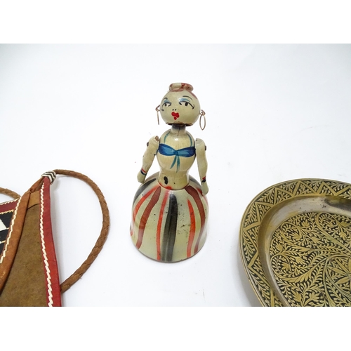 819 - A quantity of miscellaneous items to include a Pioneer brand Golden Flake tin tobacco box by Richmon... 