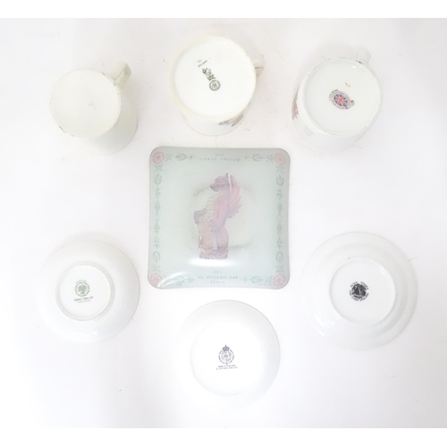 828 - A quantity of royal commemorative ceramics  to include an Edward VIII coronation mug, a mug commemor... 