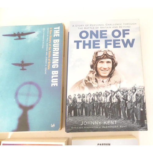 834 - Militaria : a quantity of assorted books on the subject of the RAF / WWII / Battle of Britain , to i... 
