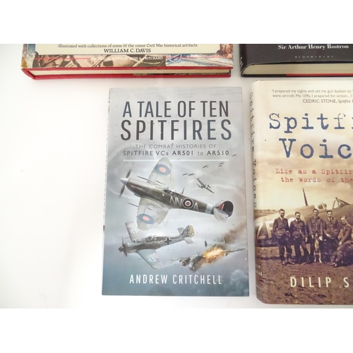 834 - Militaria : a quantity of assorted books on the subject of the RAF / WWII / Battle of Britain , to i... 