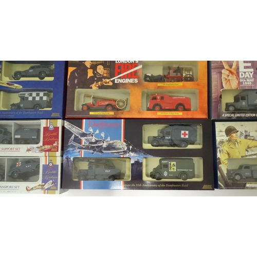 840 - Toys: A quantity of assorted die cast scale model Lledo vehicles to include The Royal Air Force Pers... 