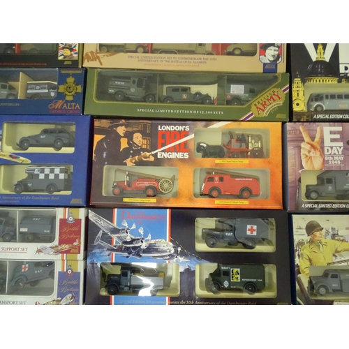 840 - Toys: A quantity of assorted die cast scale model Lledo vehicles to include The Royal Air Force Pers... 