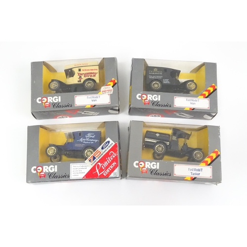 85 - Toys: A quantity of die cast scale model vehicles to include Corgi Classics 1929 Thornycroft Van, 19... 