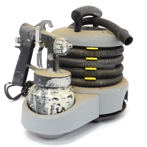 1 - Workshop Tools : An Earlex HVLP paint spray gun, with hose and power base, approx 10