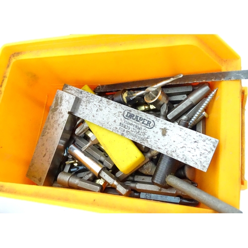 11 - A quantity of assorted hand tools , including spanners, callipers, vice, clamps, screwdrivers etc.