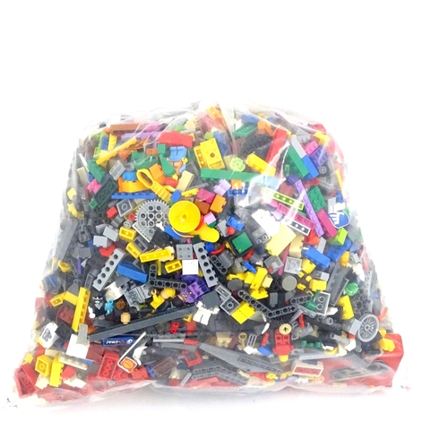 338 - A quantity of Lego to include bricks, wheels and figures etc.