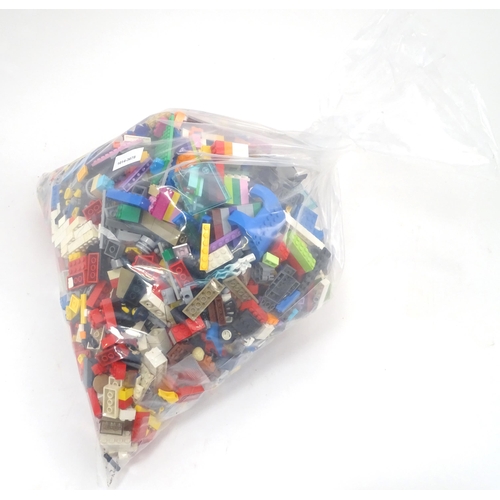 338 - A quantity of Lego to include bricks, wheels and figures etc.
