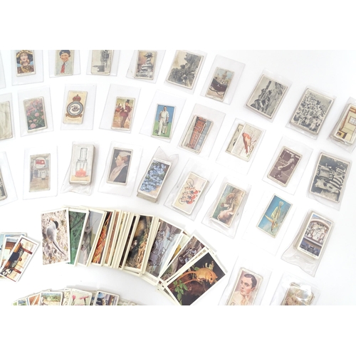 347 - A large quantity of 1930s and later cigarette cards, examples from series to include Senior Service ... 