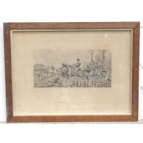 348 - Three hunting engravings after Inglis Sheldon-Williams comprising The Find Forrid Hoick, The Find Ta... 