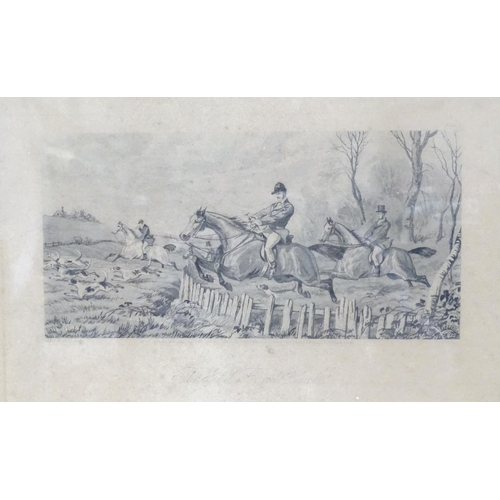 348 - Three hunting engravings after Inglis Sheldon-Williams comprising The Find Forrid Hoick, The Find Ta... 