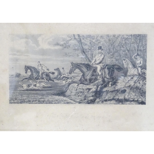 348 - Three hunting engravings after Inglis Sheldon-Williams comprising The Find Forrid Hoick, The Find Ta... 