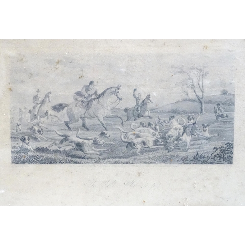 348 - Three hunting engravings after Inglis Sheldon-Williams comprising The Find Forrid Hoick, The Find Ta... 
