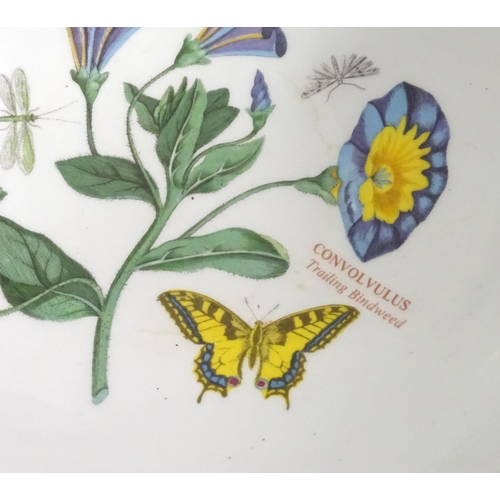 384 - Three items of Portmeirion decorated in the Botanic Garden patterns comprising a large bowl, smaller... 