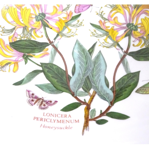 384 - Three items of Portmeirion decorated in the Botanic Garden patterns comprising a large bowl, smaller... 