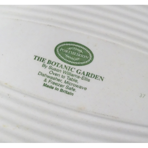 384 - Three items of Portmeirion decorated in the Botanic Garden patterns comprising a large bowl, smaller... 