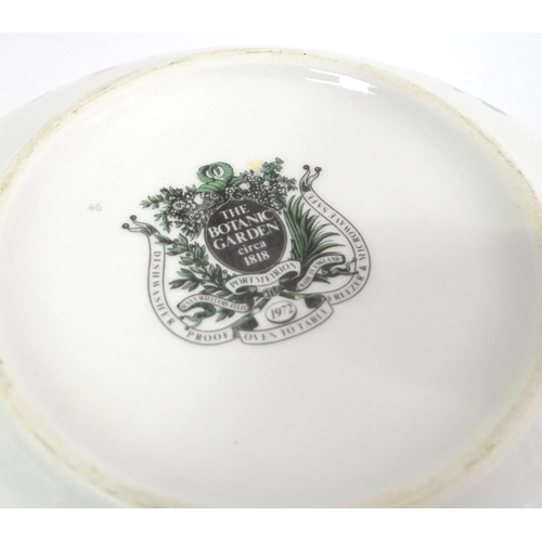 384 - Three items of Portmeirion decorated in the Botanic Garden patterns comprising a large bowl, smaller... 