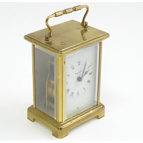 405 - A French carriage clock, the dial signed ' Bayard ' and with 8-day movement by Duverdrey & Bloque.  ... 