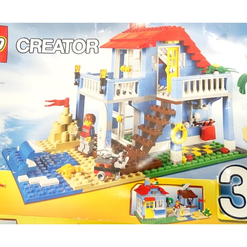 48 - Toys: Four Lego sets to include a Lego Creator Seaside House 7346, a Lego City Fire Response Unit He... 