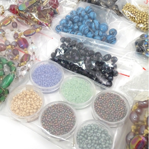 601 - A quantity of jewellery making accessories to include various fastenings / fittings together with as... 