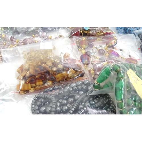 601 - A quantity of jewellery making accessories to include various fastenings / fittings together with as... 