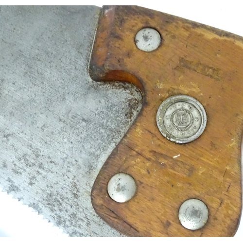 610 - Workshop Tools : a carpenter's toolbox containing a quantity of hand saws, bullnose planes, spoke sh... 