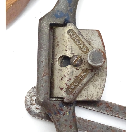 610 - Workshop Tools : a carpenter's toolbox containing a quantity of hand saws, bullnose planes, spoke sh... 