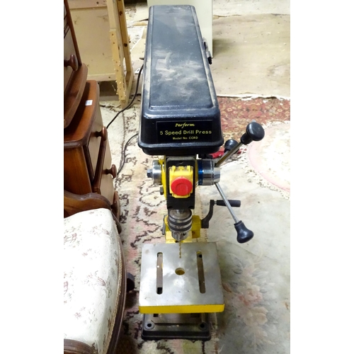 644 - Workshop Tools :  a Perform CCRD 16mm radial drill press, with manual, approx 36