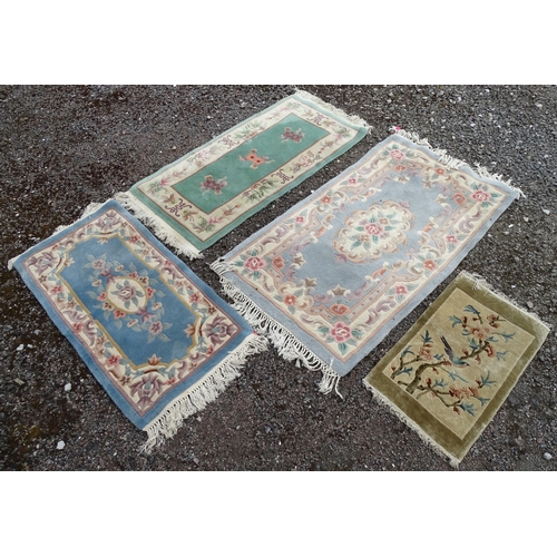 703 - Carpet / Rug : Four various rugs. The largest approx 62