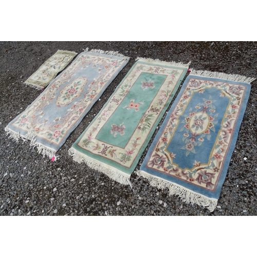 703 - Carpet / Rug : Four various rugs. The largest approx 62