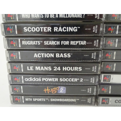 845 - Toys: A quantity of PlayStation 1 (PS1 / PSX) games to include Beyblade, Tomorrow Never Dies, Stuart... 