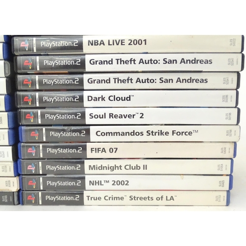 870 - Toys: A quantity of assorted PlayStation 2 (PS2) games to include Call of Duty, Stealth Force The Wa... 