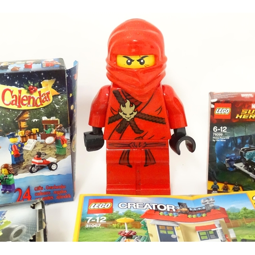 817 - Toys : a quantity of assorted Lego, boxed examples including Marvel Super Heroes, Creator, Technic, ... 