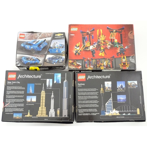 303 - A quantity of Lego sets to include Minecraft The Nether Fortress Set 21122, Elves Azari and the Magi... 