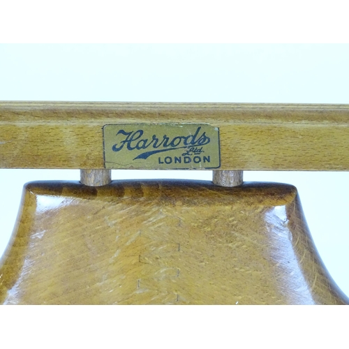 31 - A Harrods valet stand/ dumb butler. Approx. 44