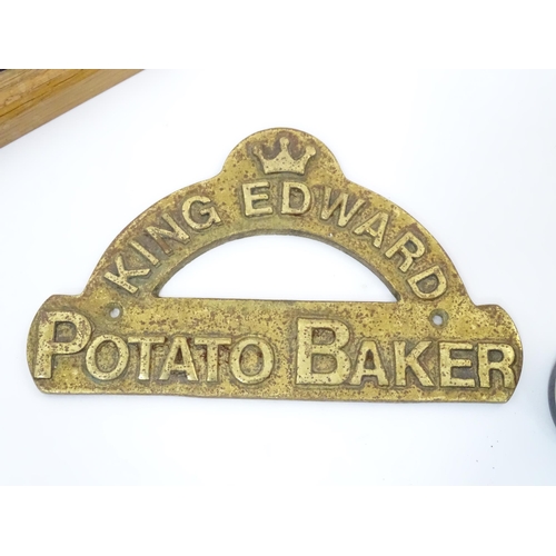 325 - A quantity of assorted items to include a carved wooden plaque depicting charging Cossacks / mounted... 