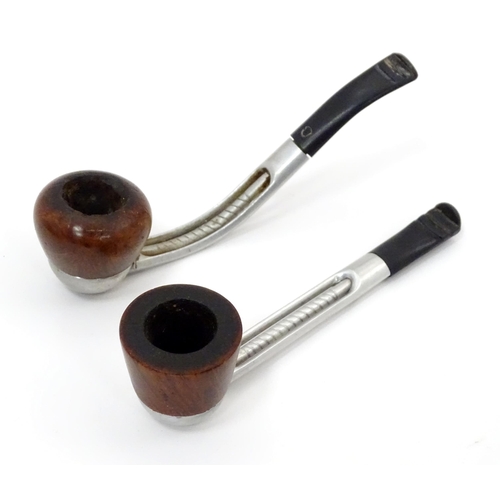 89 - A quantity of mid 20thC smoking pipes / estate pipes , comprising an author marked 'Wessex - hand ma... 