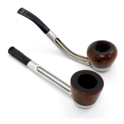 89 - A quantity of mid 20thC smoking pipes / estate pipes , comprising an author marked 'Wessex - hand ma... 