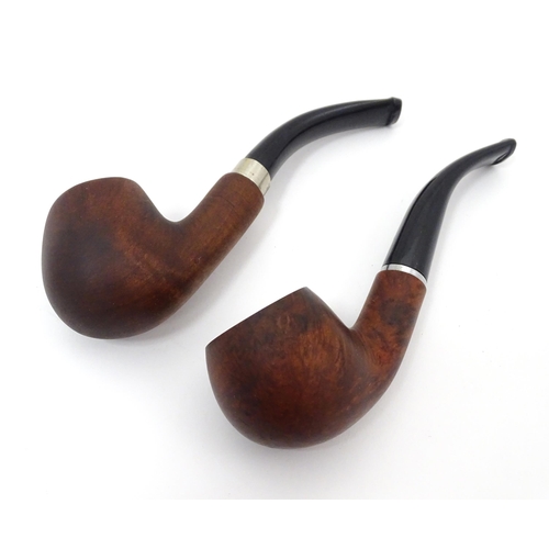 89 - A quantity of mid 20thC smoking pipes / estate pipes , comprising an author marked 'Wessex - hand ma... 